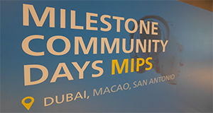 На конференции Milestone в Дубае